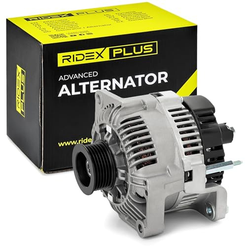 RIDEX PLUS 4G0380P Lichtmaschine 120A Generator LiMa 12V Alternator Drehrichtung im Uhrzeigersinn mit Mehrfachriemenscheibe 4402600 7700106501 8111906 Kompatibel mit OPEL Movano Kastenwagen X70, DACIA