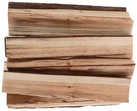 Homoyoyo 8pcs Decorative Wood Log Sticks for Garden and Indoor Fireplace, 22cm Dry Hardwood Firewood for Fire Pit and Campfire, Rustic Small Wood Logs for Outdoor Heating and Holiday Decor