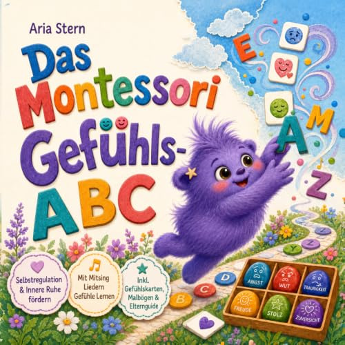 Das Montessori Gefühls-ABC: Von A wie Albern bis Z wie Zuversicht – Eine Empathie, Selbstregulation & Selbstständigkeit fördernde Gefühlsreise | Das Vorlese-Mitmachbuch für Kinder ab 1+ Jahr