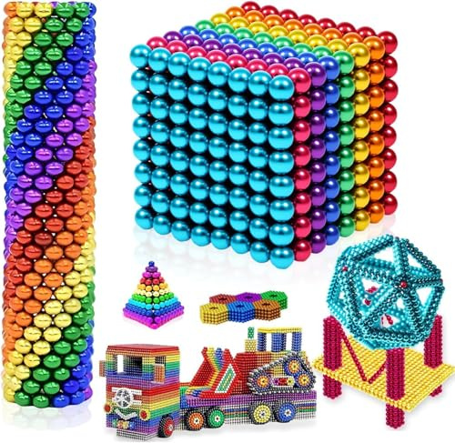 216 PCS 3D Building Set, Creative Construction Toy, STEM Educational Building Blocks, DIY Puzzle Building Kit, Colourful Creative Toy for Home Office and Creative Play