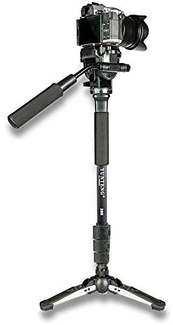 Yunteng VCT-288 - Monopode pour Photographie & vidéo avec Base rotative