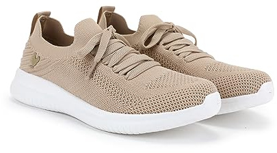 WALK IN PITAS | Sara | Sneakers Casual Donna | Scarpe da Barca Estive | Sportive | Mocassini per L'Estate | Scarpa da Vela | Calzatura Senza Lacci | Scarpe Walkinpitas | Beige 41