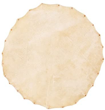 Ersatzfell für Bongo und Djembe, hochwertiges Ziegenfell, Trommelfellersatz für Musiker und Trommler