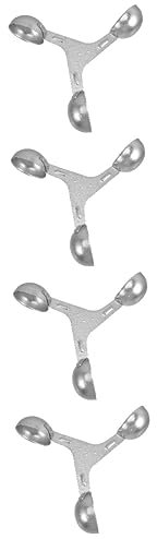 GANAZONO 4 Stück Windmesser Werkzeug Windgeschwindigkeitsmesser Cup Professioneller Windmesserbecher Ersatzbecher Für Den Luftstrom Windmesser-Tool Wind Tasse Sensor Aluminiumlegierung