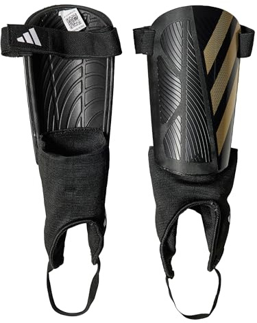 adidas Unisex TIRO SHINGUARD MATCH, Black/Gold Metallic/White, L