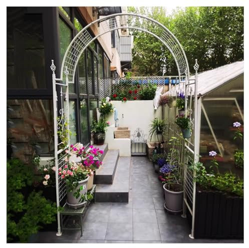 Arche De Jardin, Pergola en Treillis De Patio en Fer, Treillis De Jardin for Plantes Grimpantes, for Décoration De Jardin Intérieur Et Extérieur, Arche De Mariage