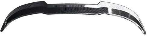 Heckspoiler Für Ford Für Fiesta MK8 8,5 ST 2018-2022 Hinten Verlängerung Kleine Flügel Schwanz ABS Glanz Schwarz Carbon Stil Auto Spoiler Flügel(Carbon Fiber Style)