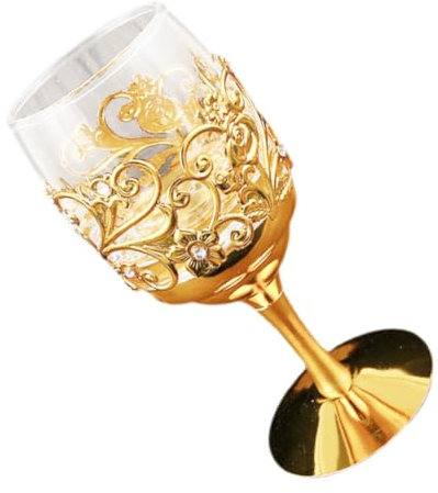 MAGICLULU Copa Para Bebidas De Estilo Europeo Diseño Creativo Para Fiestas Copas Decorativas De Metal y Hierro Forjado Para Uso Casa