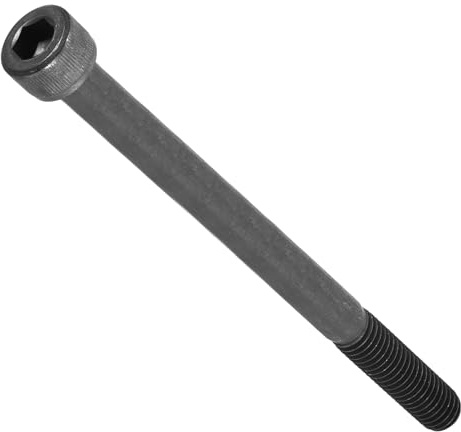 METALLIXITY Socket Head Cap Screws(M10-1.5x140)4Pcs, Carbon Steel Allen Socket Drive Metric Oxide - Machine Grade 12.9 Internal Hex Screw UNC Coarse Thread, Black | Allen Socket Drive Metric Oxide - Machine Grade 12.9 Internal Hex Screw UNC Coarse Thread, Black