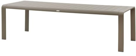 Hespéride - Table de Jardin Domilly Café 10 Personnes 260 x 100 cm, Aluminium Anti Corrosion, Résistant UV - pour Extérieur, Terrasse