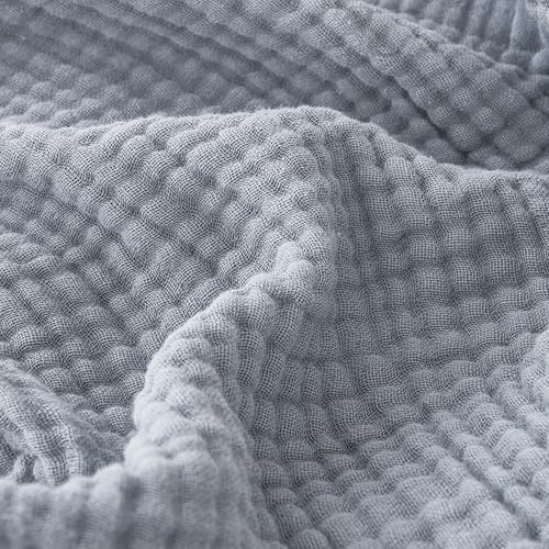 EMME Musselin-Decke 150x200 Baumwolle Oeko-TEX Erwachsene Tagesdecke