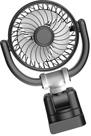 Ventilador USB para coche, rotación de 360 grados, ventilador de refrigeración de ventilación de aire, ventilador USB silencioso de 3 velocidades, ventilador USB fuerte para vehículo y camión