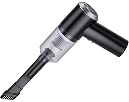 Irfora Aspirazione Portatile 3 in 1, Aspirazione Forte 6000pa, Dotata di Luce a LED, Aspirapolvere a Cordone Portatile per per Animali Domestici di Automobilismo, con Bocca Larga (Black)