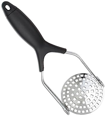 DOITOOL Presse-légumes Manuel en Acier Inoxydable Argenté pour Écraser Viande et Légumes, Outil Pliable Cuisine Préparation de Purée