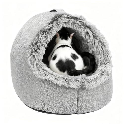 Onlynery Caverne pour Chat,Nid Doux Et Apaisant pour Animaux,Petit Lit Chien Et Caverne Chat - Chaton Chiot Petit Chien Dormir Intérieur Chambre Salon Balcon Maison Appartement