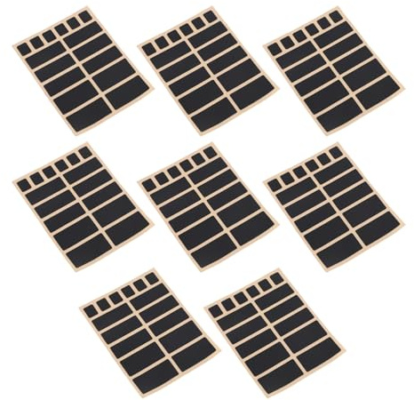 8X Black anti slip stickers, universal anti slip stickers for mobile phones and, pre cut, sweat absorbing mobile phone stickers