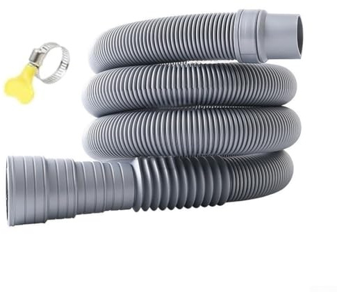 Honseadek Tuyau de vidange réglable, flexible pour tuyau d'évacuation en EVA avec adaptateurs multi-tailles pour caravanes, camping-cars et camping-cars
