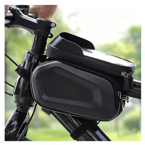 OLKJNB Borsa Telaio Bici per Rockrider ST 530 2018-2021 2022 2023 2024 2025 2026 Borsa Idrorepellente Manubrio con Copertura Antipioggia Guscio Rigido Durevole Grande capacità