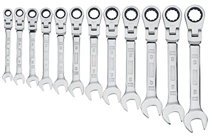 DEWALT Ratcheting Wrench Set, MM, Flexible, 12-Piece (12PC)