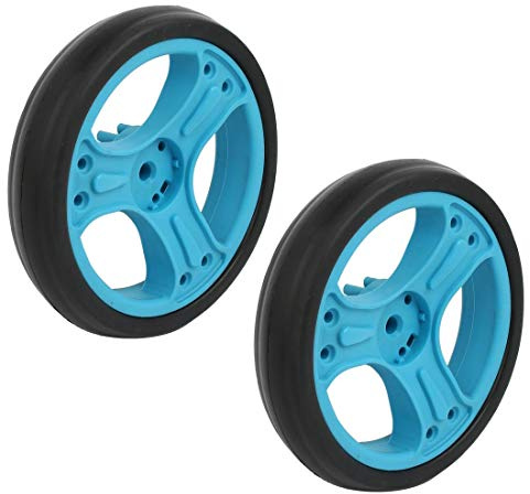 2 Stück 150 mm Durchmesser aus Kunststoff Rad einfache Riemenscheibe blau 8 mm x 25 mm