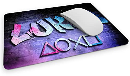 timalo® Gamer Mousepad Motiv Graffiti mit Namen Bedrucken lassen | Individuelles Gaming Mauspad Wunschname für Jungen | Mousepad-g-07