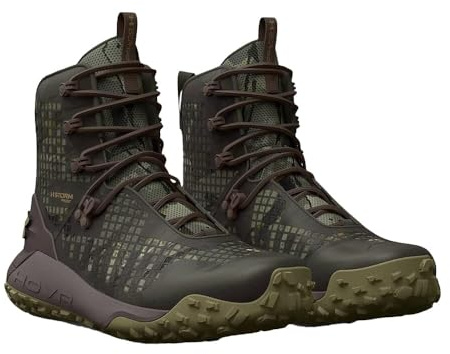Under Armour Whitetail HOVR Dawn 2.0 Boots, UA Forest Camo, Waterproof, High Traction, Size 14 (3025573-901008)