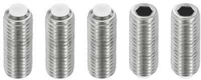 PATIKIL Vis Sans Tête M12x30mm Pointe en Nylon, 5Pcs Vis à Tête Creuse Hexagonale Métrique en Acier Inoxydable 304, Antidérapantes, à Entraînement Hexagonal Interne