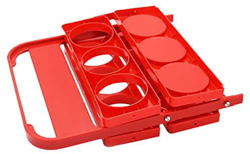 Cabilock Handheld Beer Bottle Rack Collapsible Beer Basket Wine Bottle Organizer Portable Bar Supply for Football Party and Ktv