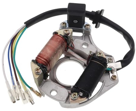 Magneto Generator Stator För 70CC 50CC 90CC 125CC ATV Quad För DY100 AC 2 Spolar Stator Magneto Plate Motorcykeltillbehör Statorspole Tändspole