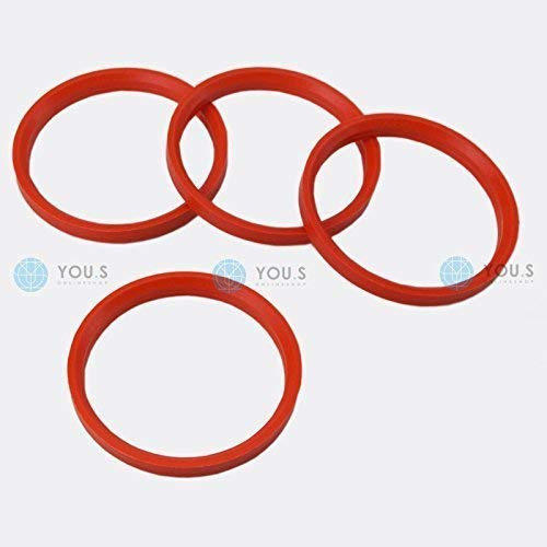 4 x ZENTRIERRINGE DISTANZRINGE für ALUFELGEN 76,0-66,6 mm MAK TSW