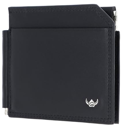 Golden Head Leder Kartenhalter Geldklammer Polo Clip-Scheintasche 1960 Schwarz