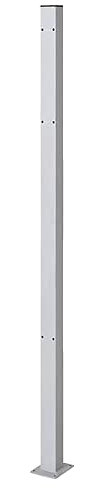 Noor Standpfosten für die Seitenmarkise Exclusiv und Premium I Für Größen von 120 cm bis 200 cm I Für die Montage ohne Wand I Sonnenschutz/Windschutz I Pulverbeschichtet und robust
