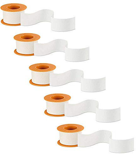 5x Hartmann Omnipor Fixierpflaster Pflasterrolle Rollenpflaster Pflaster Vlies, 2,5cm x 9,2m