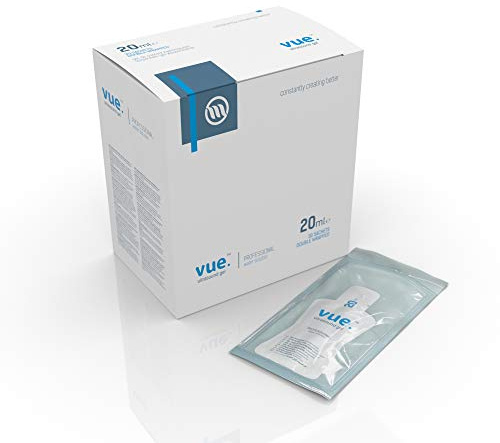 Vue Ultrasound Gel - 20 ml x 30 sterile Beutel Klares leitfähiges Transmissionsgel für Ultraschall Geräte (20ml doppelt verpackte Beutel x30)