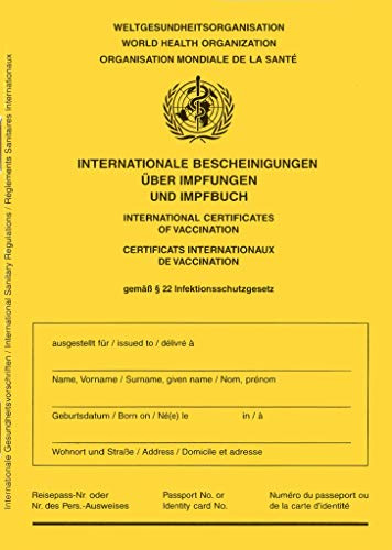 Impfausweis/Impfpass/Impfbuch - Ausgabe 2021 - internationale Bescheinigung über Impfungen für Babys, Kinder, Jugendliche, Erwachsene mit extra Covid-19 Seite