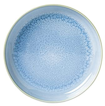 like. by Villeroy & Boch group Villeroy & Boch Group - Crafted Blueberry, Tiefer Teller, 21,5 cm, Premium Porzellan, türkis, 19-5169-2700