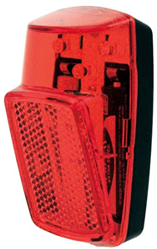 faro fanale posteriore parafango bici 3 leds luce rossa