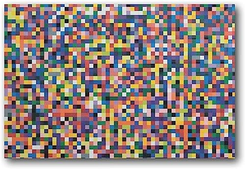 LVTFCO Berühmtes Gerhard Richter Poster Und Drucke Kreative Wandkunst Gerhard Richter Gemälde Von Leinwand Für Zuhause Wanddekoration Bild 40x60cmx1 Kein Rahmen