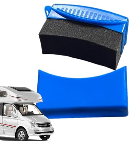 Spugna di cera per pneumatici, spazzola per rivestimento ruote auto, lucide, applicatore in schiuma per pneumatici, tamponi applicatori in schiuma per lucidatura e lucidatura della cera, per moto