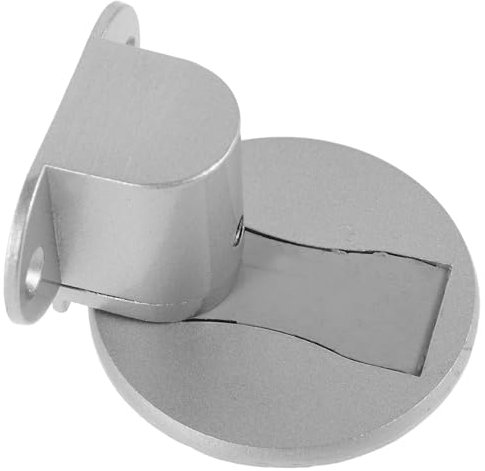 Homoyoyo Aluminium Türstopper Selbstklebend Verstellbarer Türpuffer Für Verschiedene Türstärken Einfache Montage Ohne Bohren Mit Kleber Und Schrauben Robustes Material Für Dauerhaften