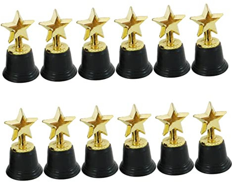 BESPORTBLE 12-pack Trophies for Boys and Girls Multi-function Award Trophy Set for School Competitions and Party Favors