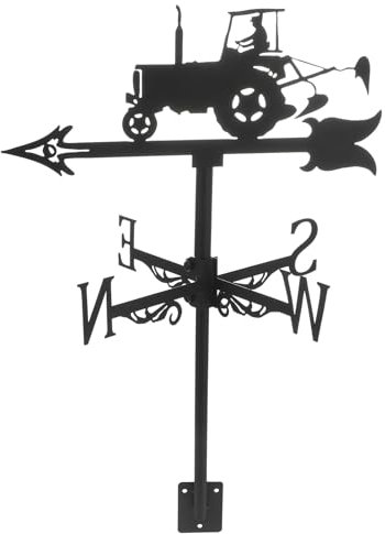 YARNOW Girouette De Tracteur pour Jardin Décoration De Toit en Métal Rustique Robuste Et Facile À Installer