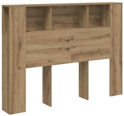 vidaXL Cabecero de Cama Roble Artesanal 140x18,5x102,