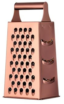 Cortador multifacético de acero inoxidable, herramienta de corte de verduras, cortador grueso, raspador, máquina de rebanar y cepillar (oro rosa)