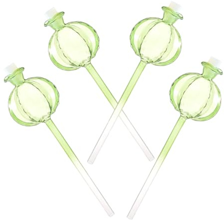 SOIMISS 4 pièces Boule Arrosage Verre pour Plantes Globe Auto-arrosant Forme de Cactus Dispositif Pratique pour Garder Le Sol Humide Adapté Aux Bonsaïs et Jardinières Arrosage Automatique