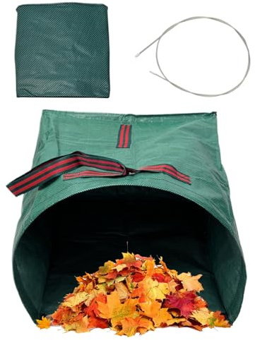 Per Rifiuti Da Giardino | Raccoglitore Di Rifiuti Da Giardino Di Grandi Dimensioni Per Carichi Pesanti | Borse Riutilizzabili Per Interni Ed Esterni Per Tagliata, Foglie, Campeggio, Casa,