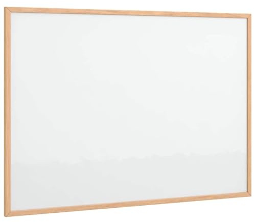Vopese Magnetisches Whiteboard 80x55cm Wei? - Mehrschichtplatte mit massivem Kiefernholzrahmen für Büro, Schule und Wohnzimmer Model4017406