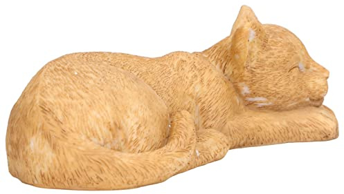 HEEPDD Pierre Tombale Commémorative en Pierre d'imitation pour Animaux de Compagnie, Marqueur Funéraire en Résine Résistant aux Intempéries pour Le Souvenir Extérieur du Chat et du Chien (Ornement