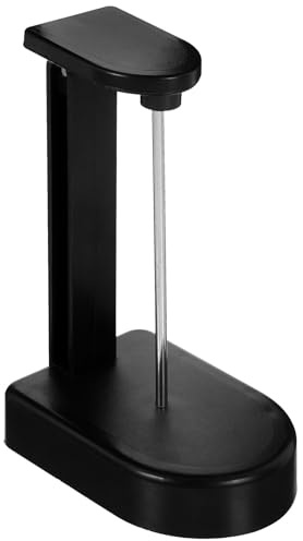 Ciieeo Soporte Metálico para Recibos y Tickets de Escritorio, Porta Notas Pinchos, Tamaño Compacto en Color Negro, Organizador Multiusos para Oficina, Restaurante y Hogar