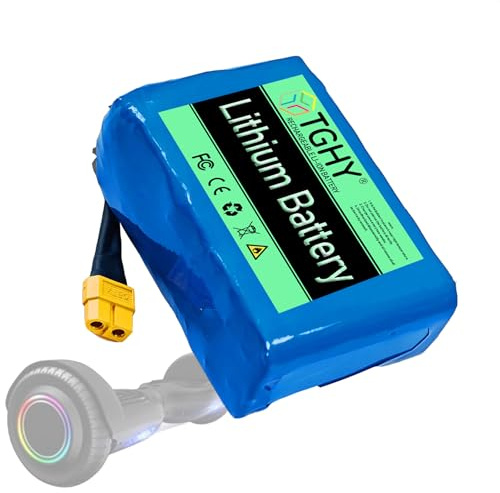 TGHY Batería de Repuesto de Litio de 36 V y 2000 mAh para Patinete eléctrico, Scooter motorizado de 36 V y 2 Ah con XT60 para patinetas de 72 W y Kit de Motor equilibrado.